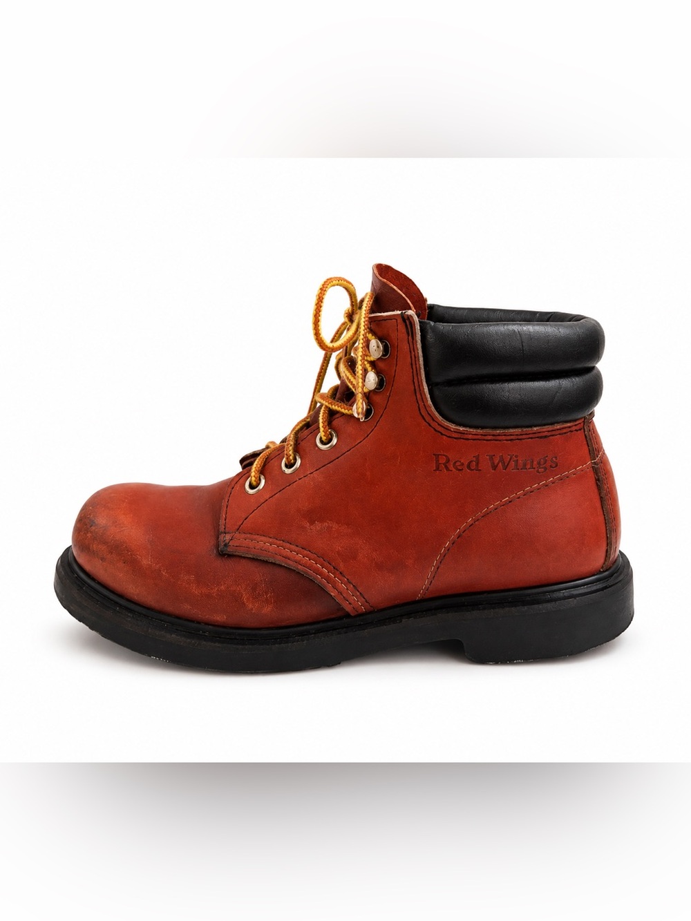 Red Wing 22098 Women’s 6.5B Brown Leather Lace Up Work Boots USA Made